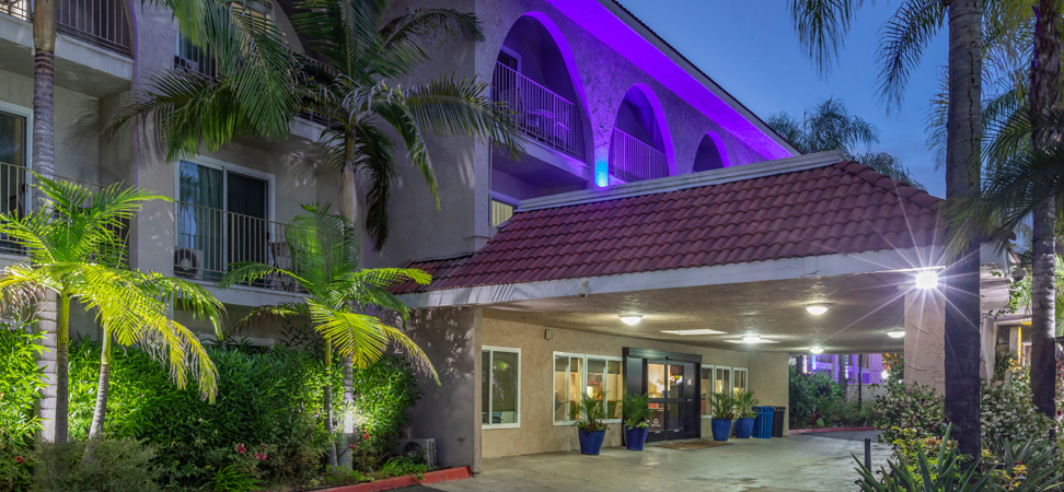 Hotel Exterior Night View